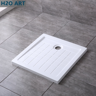 Square Acrylic Shower Tray for Glass Cabinet Fast Installation in Europe Acrylic Base