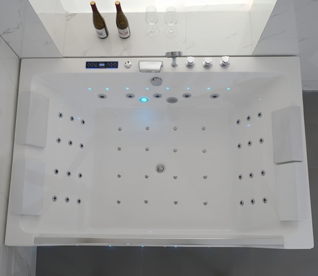 JSD9648 Bathtub Drainage System 1500mm Freestanding Acrylic Whirlpool Massage Bathtub