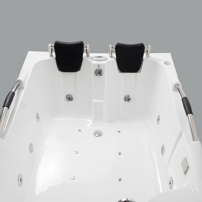 Outdoor SPA Customized Corner Hot Bath Tub Acrylic Whirlpool Massage Bathtub for 2 Person