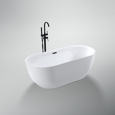 Acrylic Outdoor Tub Luxury Oval Freestanding Bathtub for Your Customer Requirements