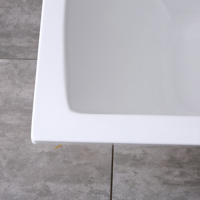 Elegant Straight Acrylic Bathtub with Built-in Function and Customized Request Option