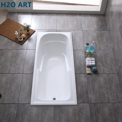 South Asia Market Rectangle Hand Control Bathtub with Built-in Handles