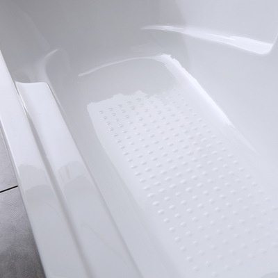 South Asia Market Rectangle Hand Control Bathtub with Built-in Handles