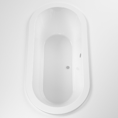 HA61 Oval Simple Drop in Acrylic Bathtub for Customized Request in South Africa Market