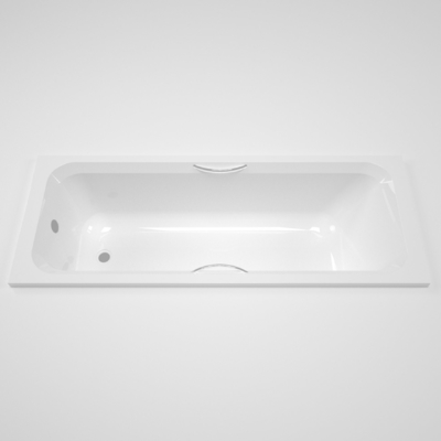 Rectangle Acrylic Bathtub with Handles and Color Africa Simple Drop Built-in Structure