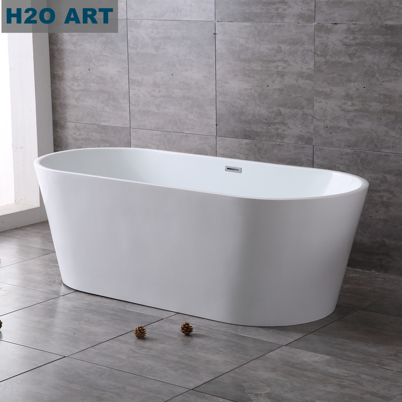 Structure Freestanding Tub Luxury Oval Acrylic Bathtub with and After-sales Service